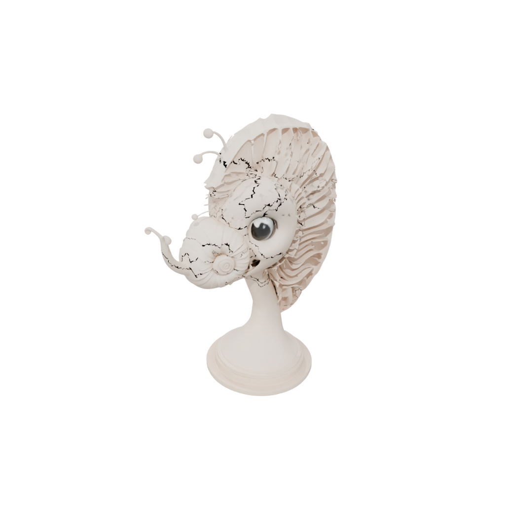Jumbo Kawaii Flexi Nautilus