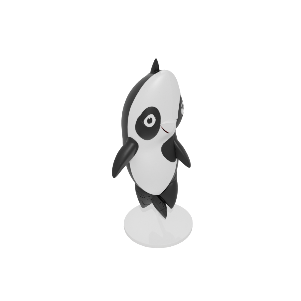Jumbo Kawaii Flexi Orca Whale