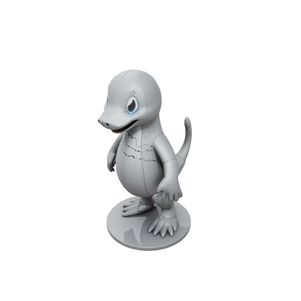 Jumbo Kawaii Flexi Platypus