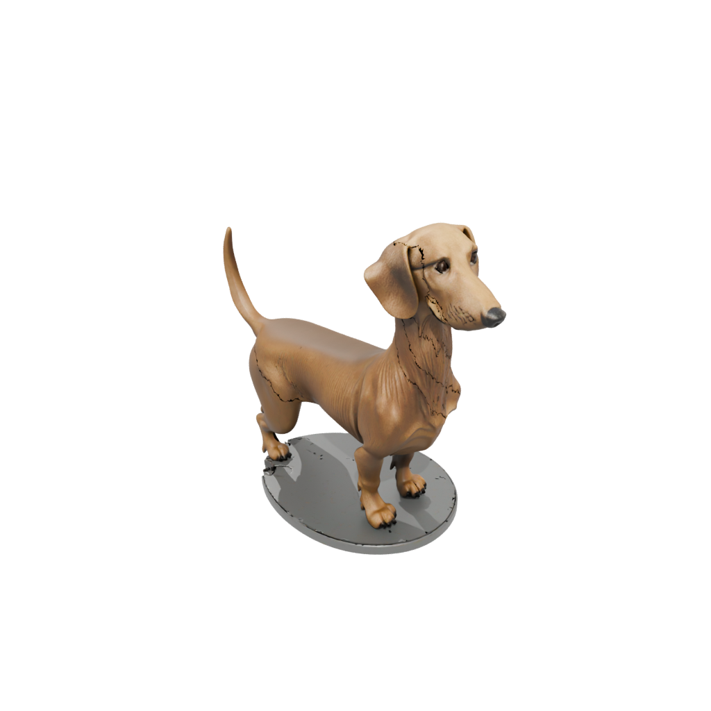 Jumbo Realistic Flexi Dachshund Dog
