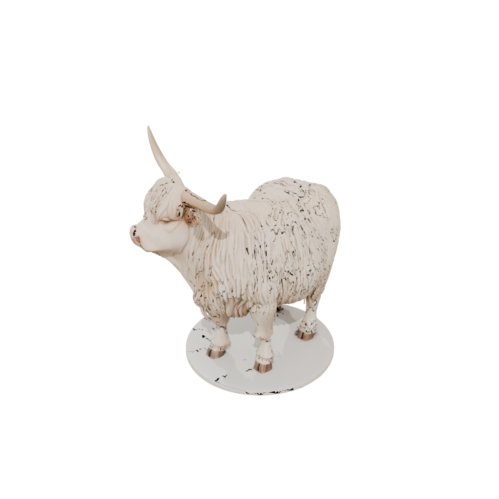 Jumbo Realistic Flexi Highland Cow