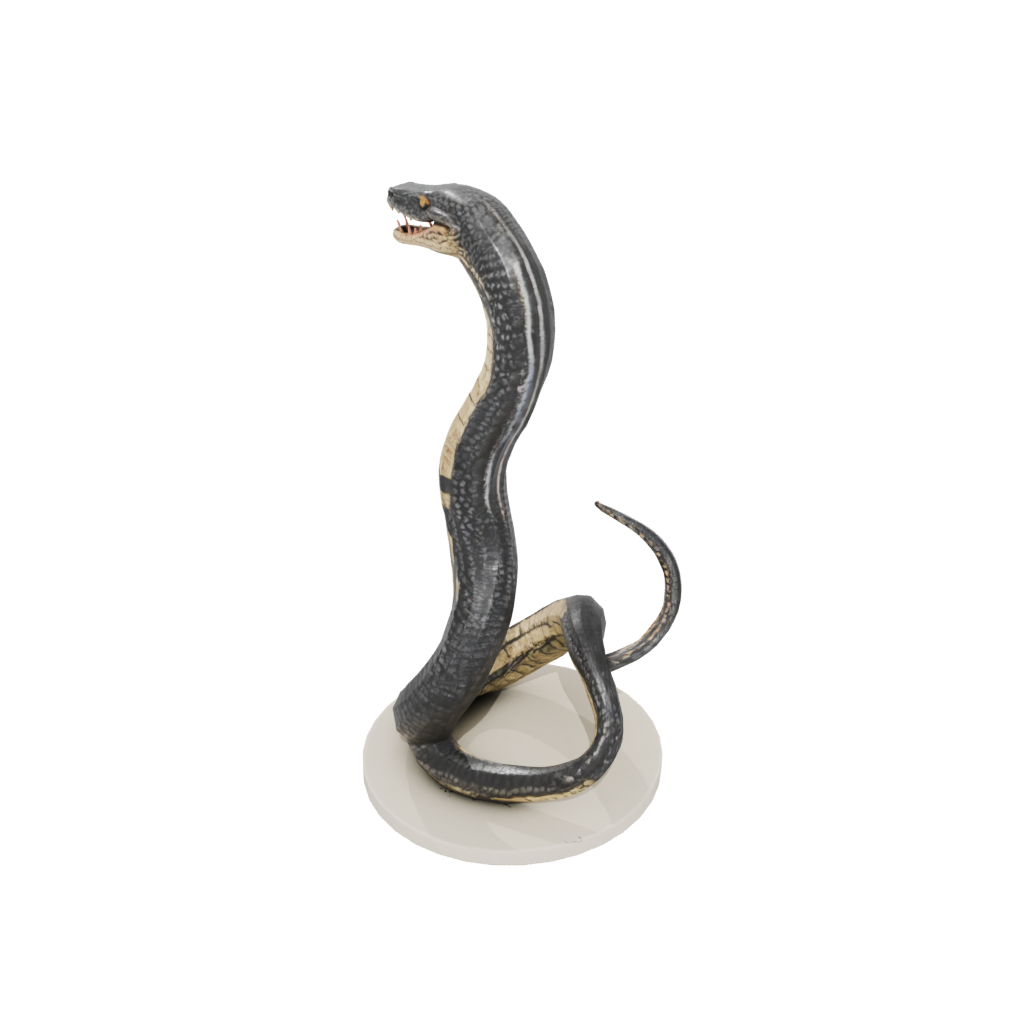 Jumbo Realistic Flexi King Cobra