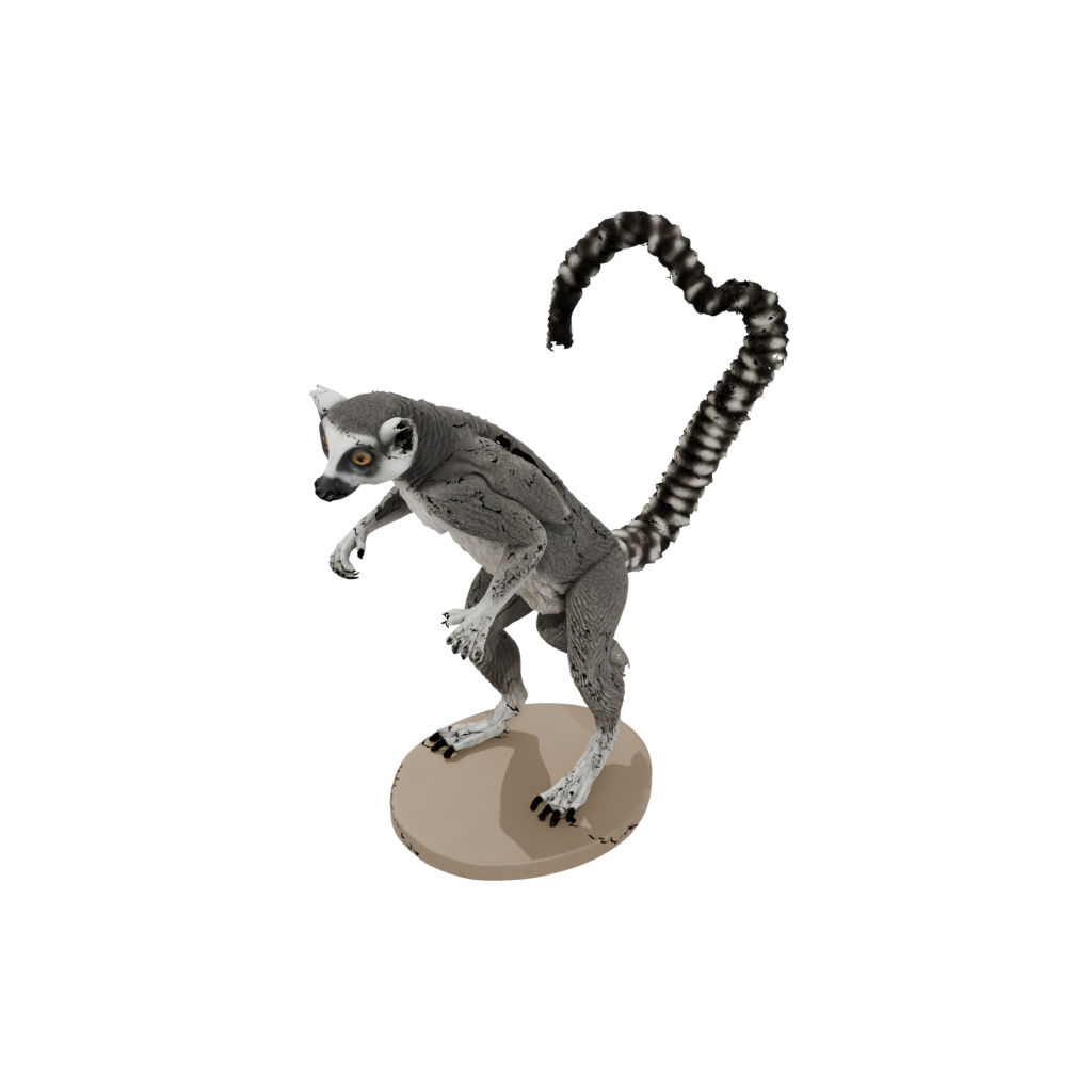 Jumbo Realistic Flexi Lemur
