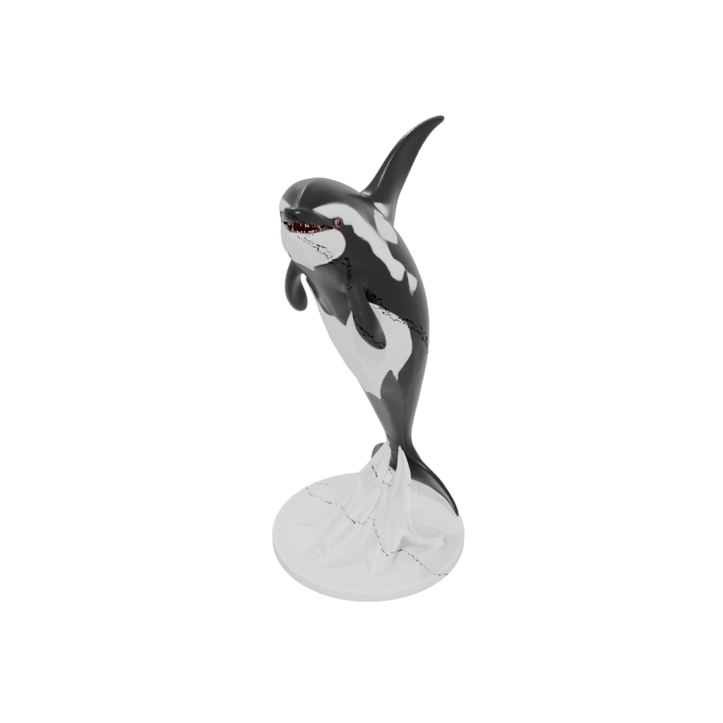 Jumbo Realistic Flexi Orca Whale