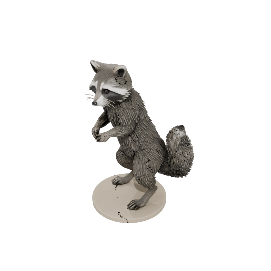 Jumbo Realistic Flexi Raccoon