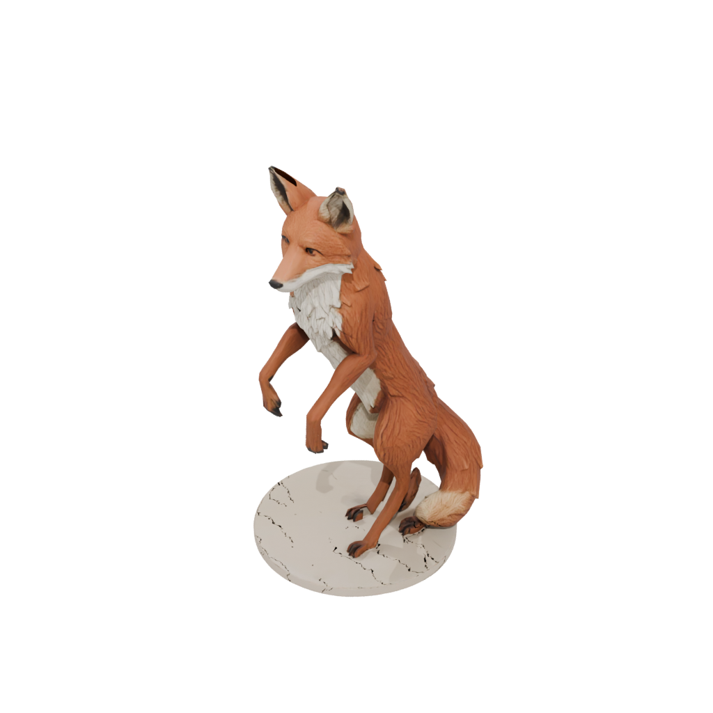 Jumbo Realistic Flexi Red Fox