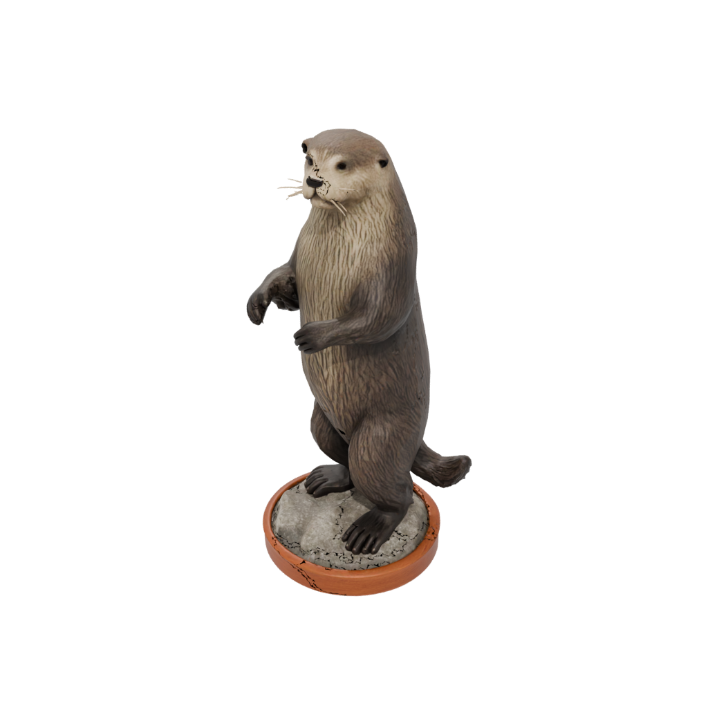 Jumbo Realistic Flexi Sea Otter