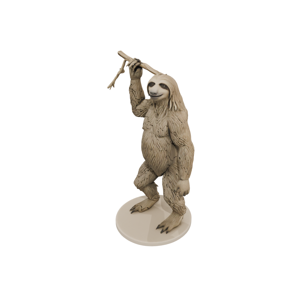 Jumbo Realistic Flexi Sloth
