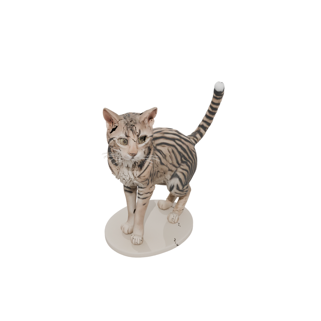 Jumbo Realistic Flexi Tabby Cat