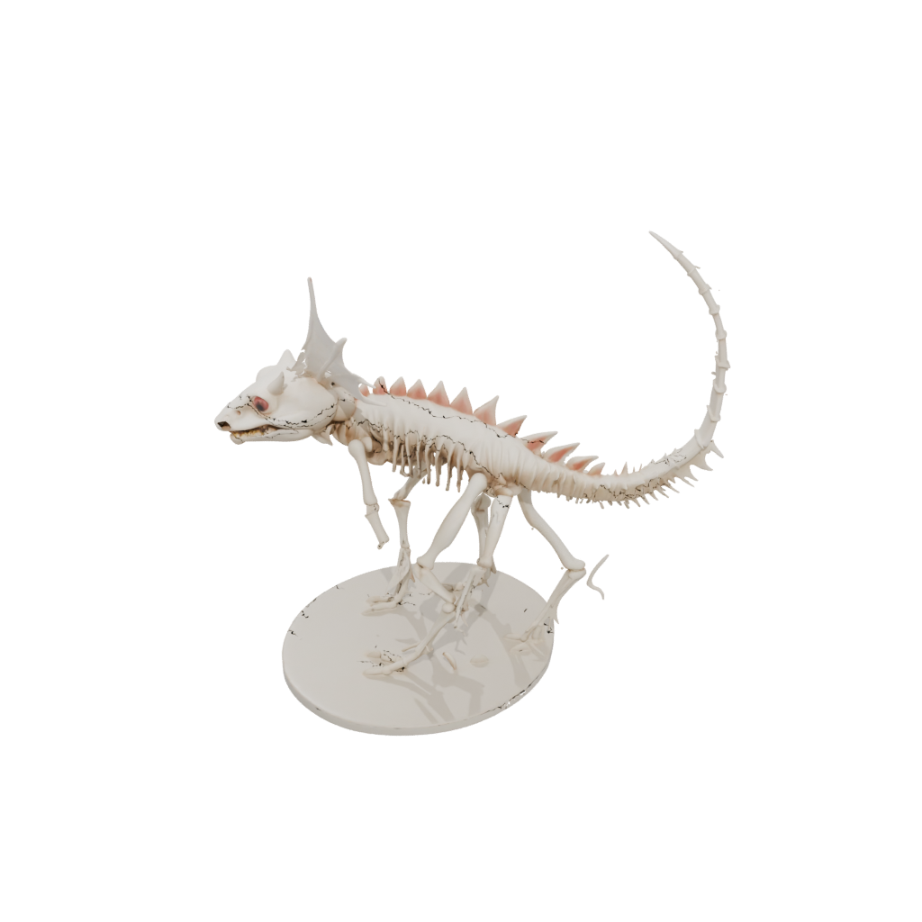 Jumbo Skeleton Flexi Axolotl