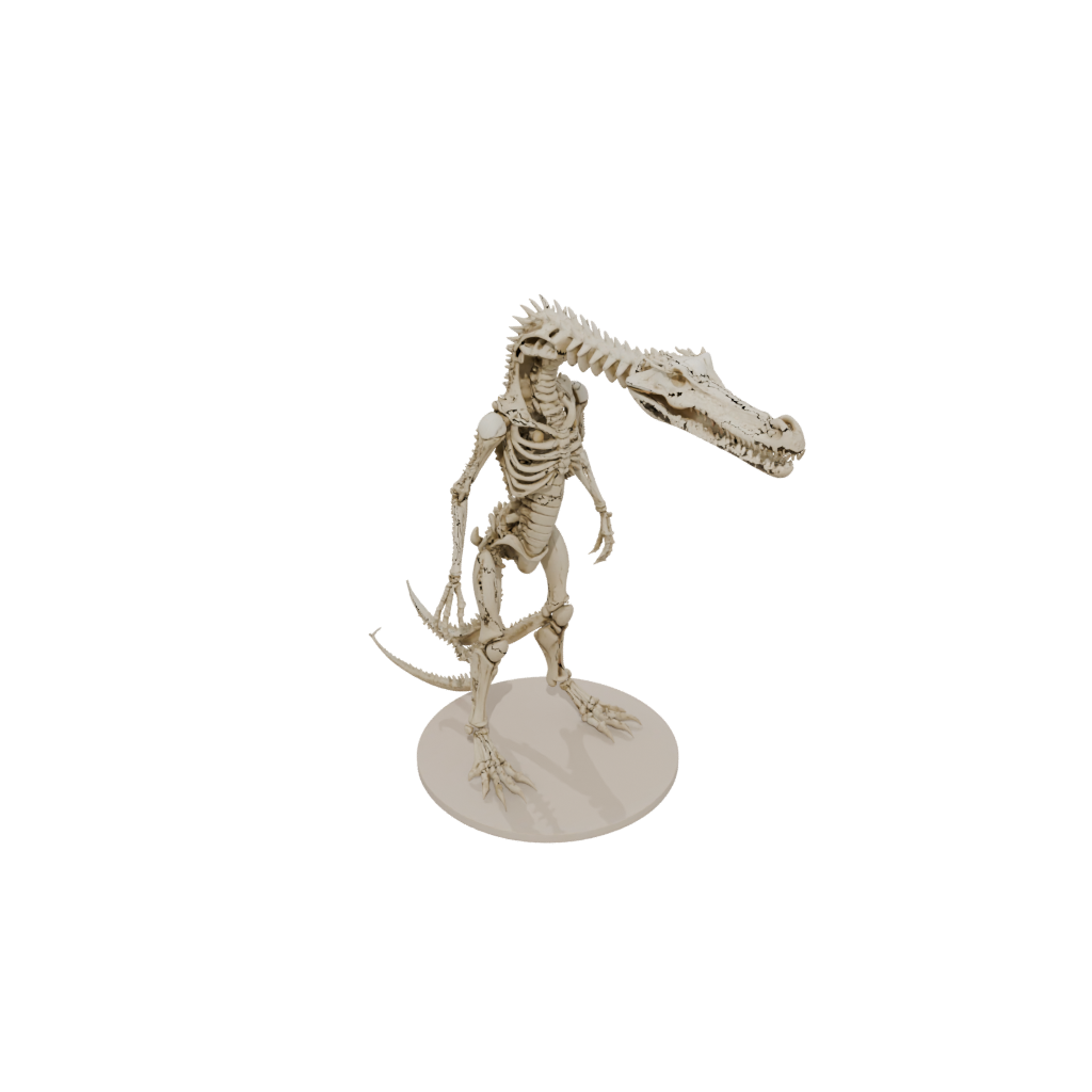 Jumbo Skeleton Flexi Crocodile