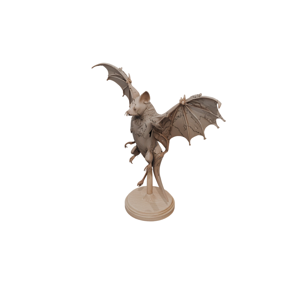 Jumbo Skeleton Flexi Fruit Bat