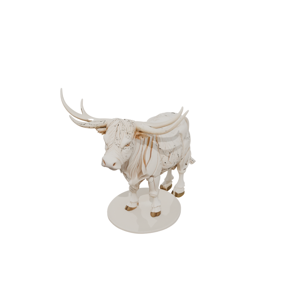 Jumbo Skeleton Flexi Highland Cow