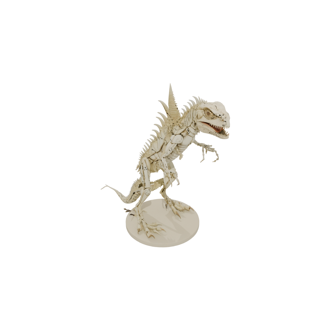 Jumbo Skeleton Flexi Iguana