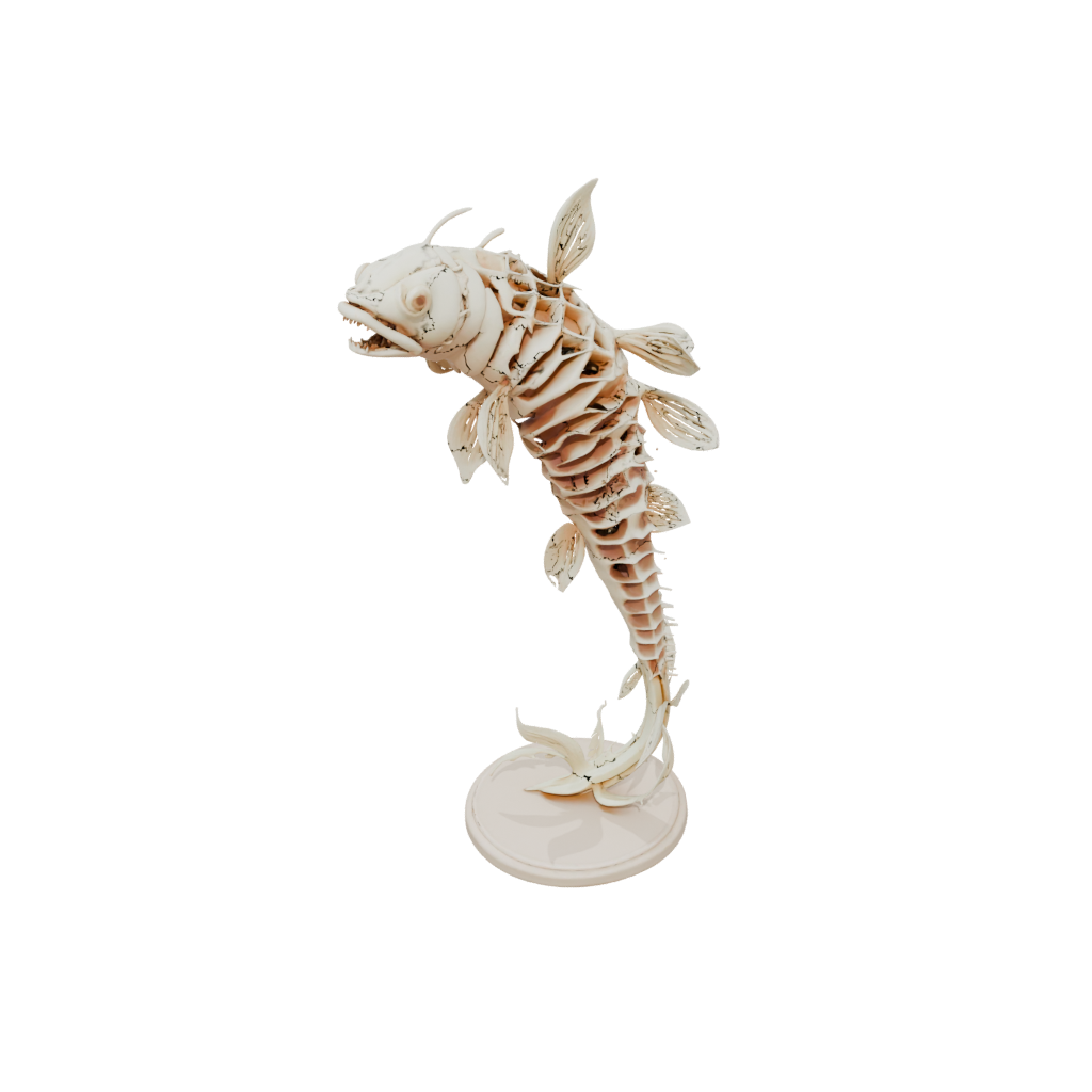 Jumbo Skeleton Flexi Koi Fish