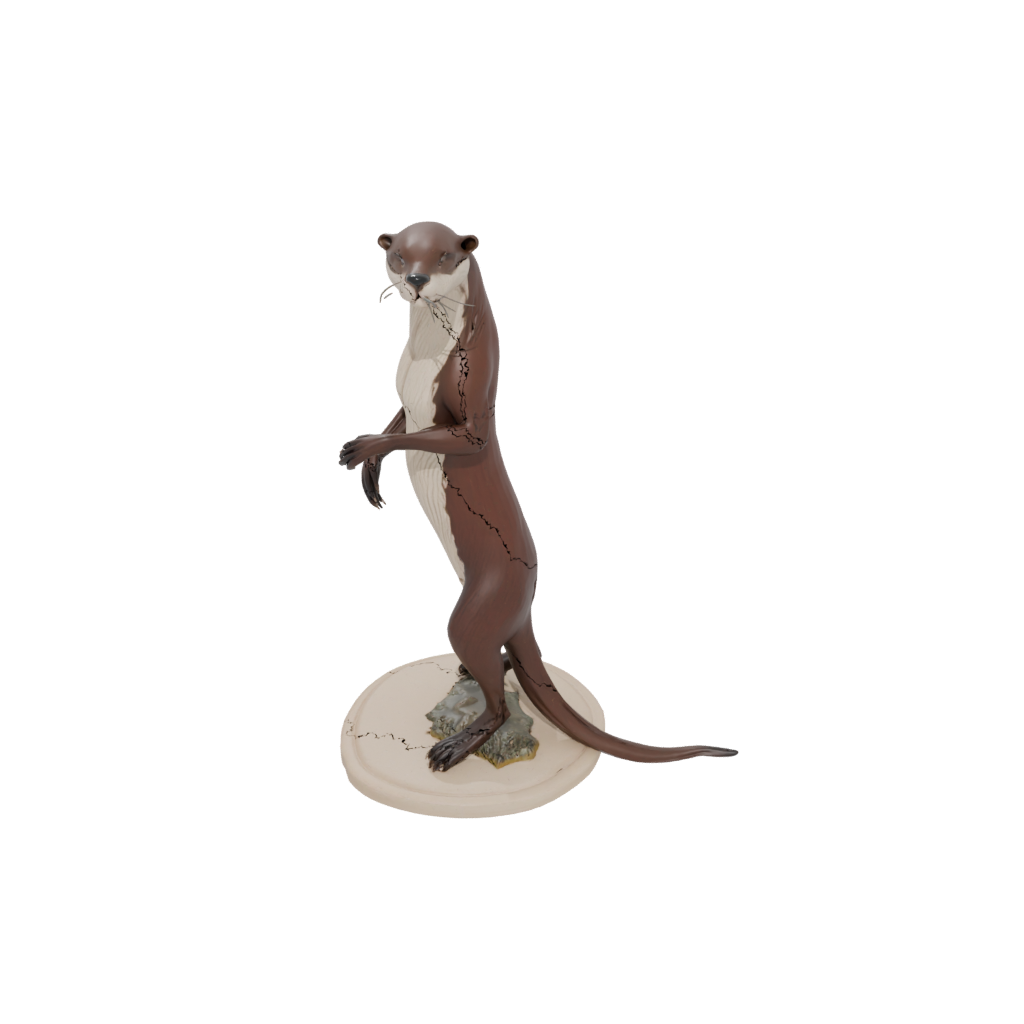 Jumbo Skeleton Flexi River Otter