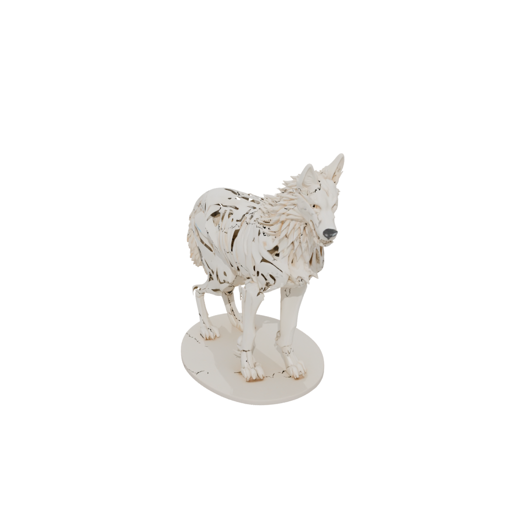 Jumbo Skeleton Flexi Wolf Pup