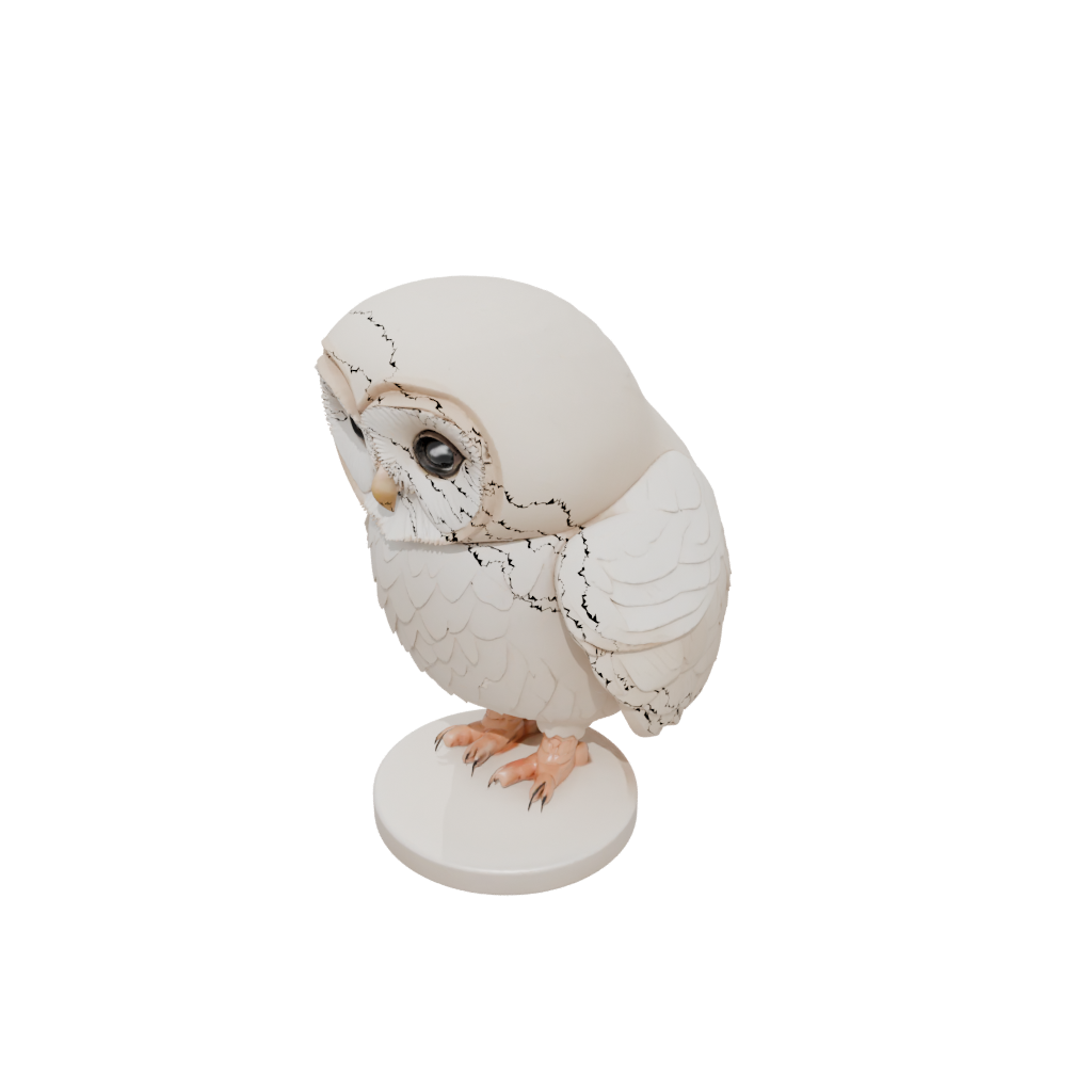 Kawaii Flexi Barn Owl