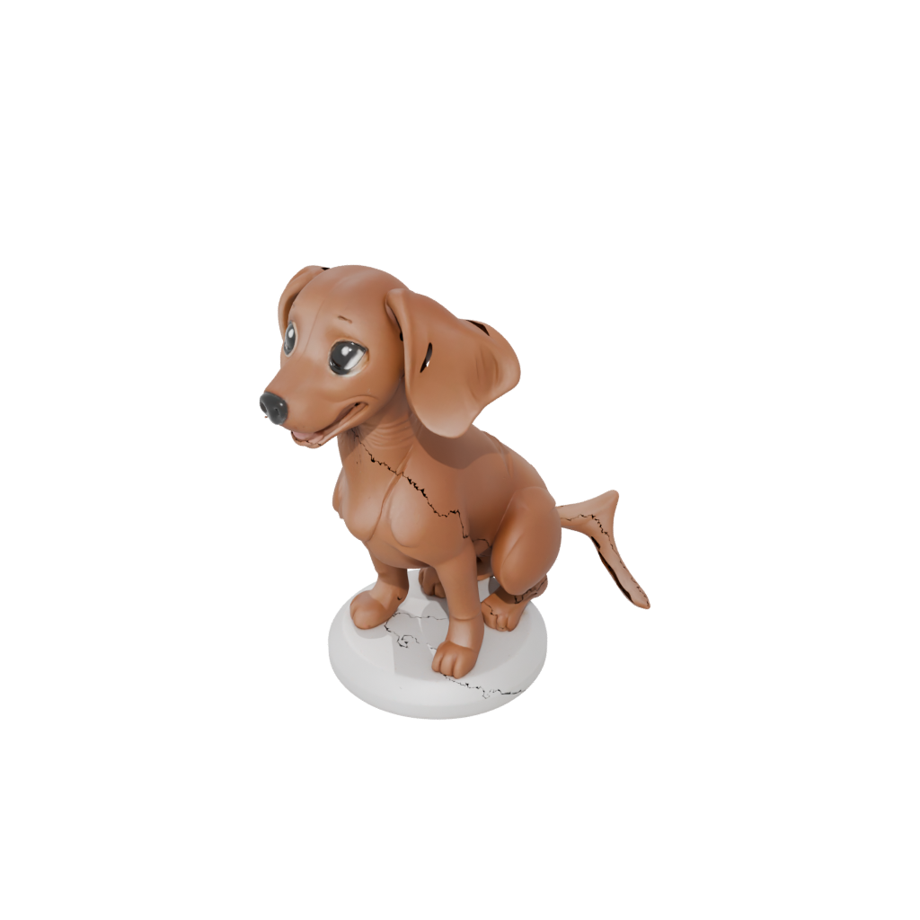Kawaii Flexi Dachshund Dog