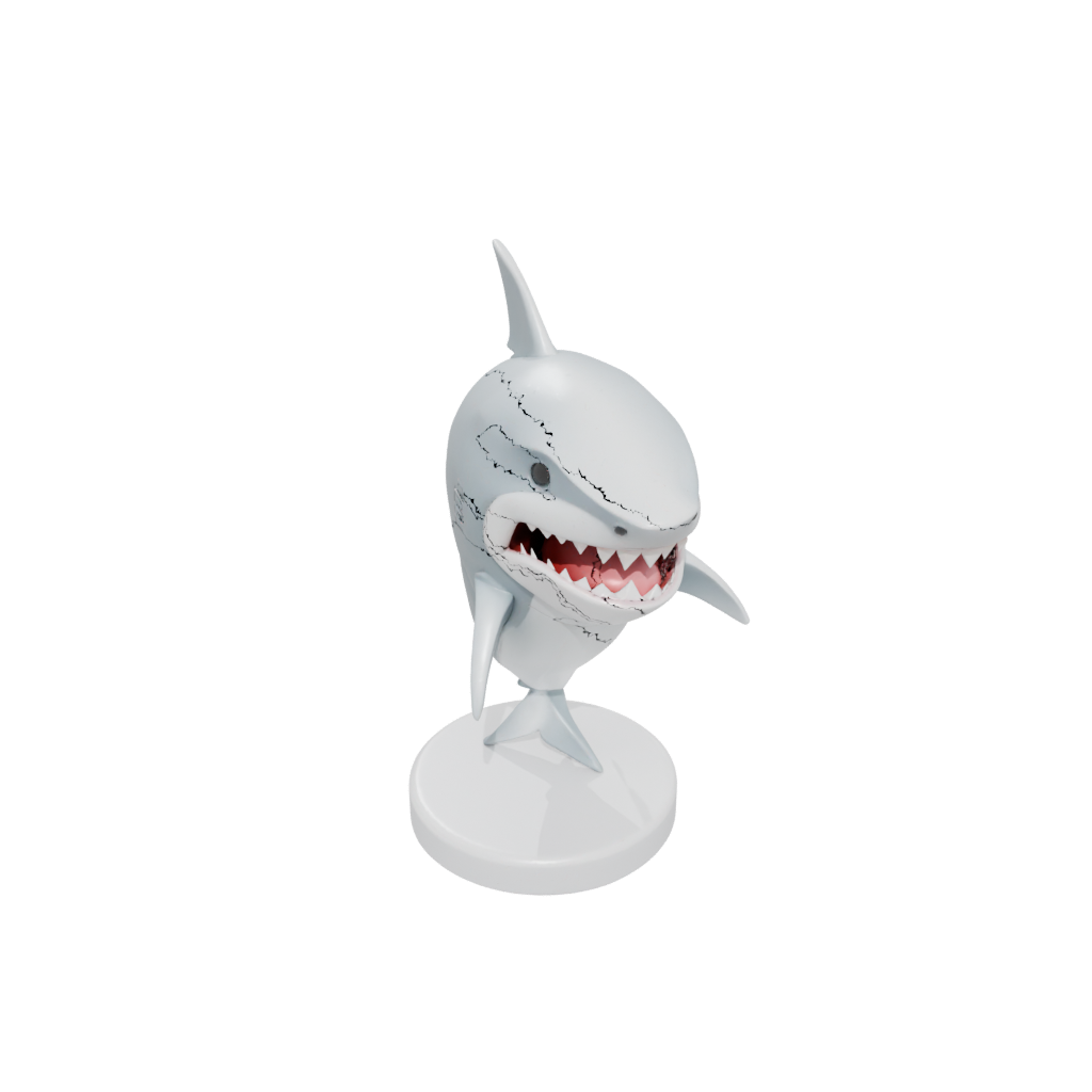 Kawaii Flexi Great White Shark
