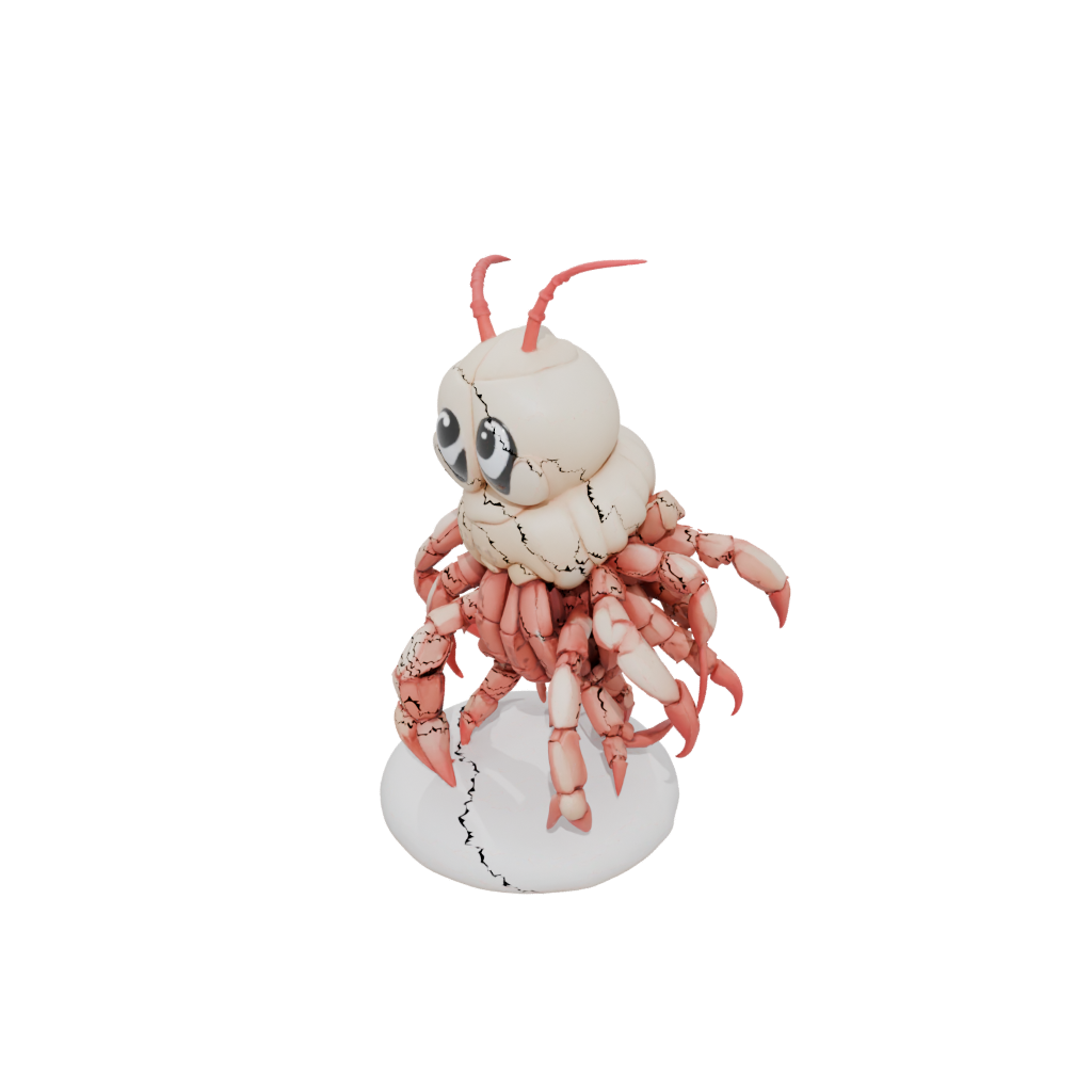 Kawaii Flexi Hermit Crab