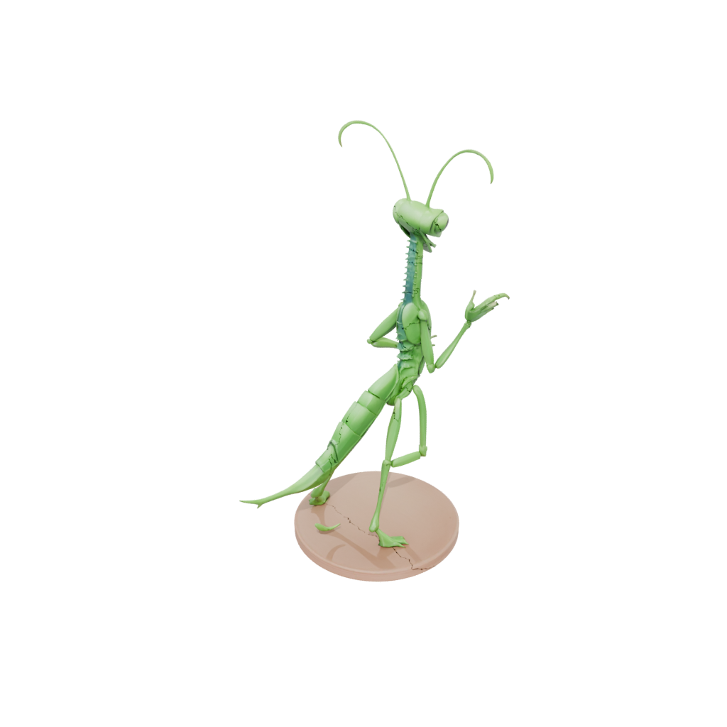 Kawaii Flexi Praying Mantis