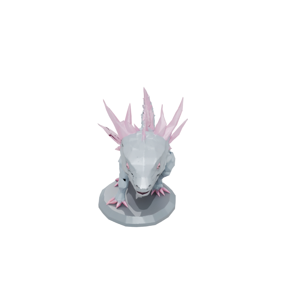 Low-Poly Armored Flexi Axolotl
