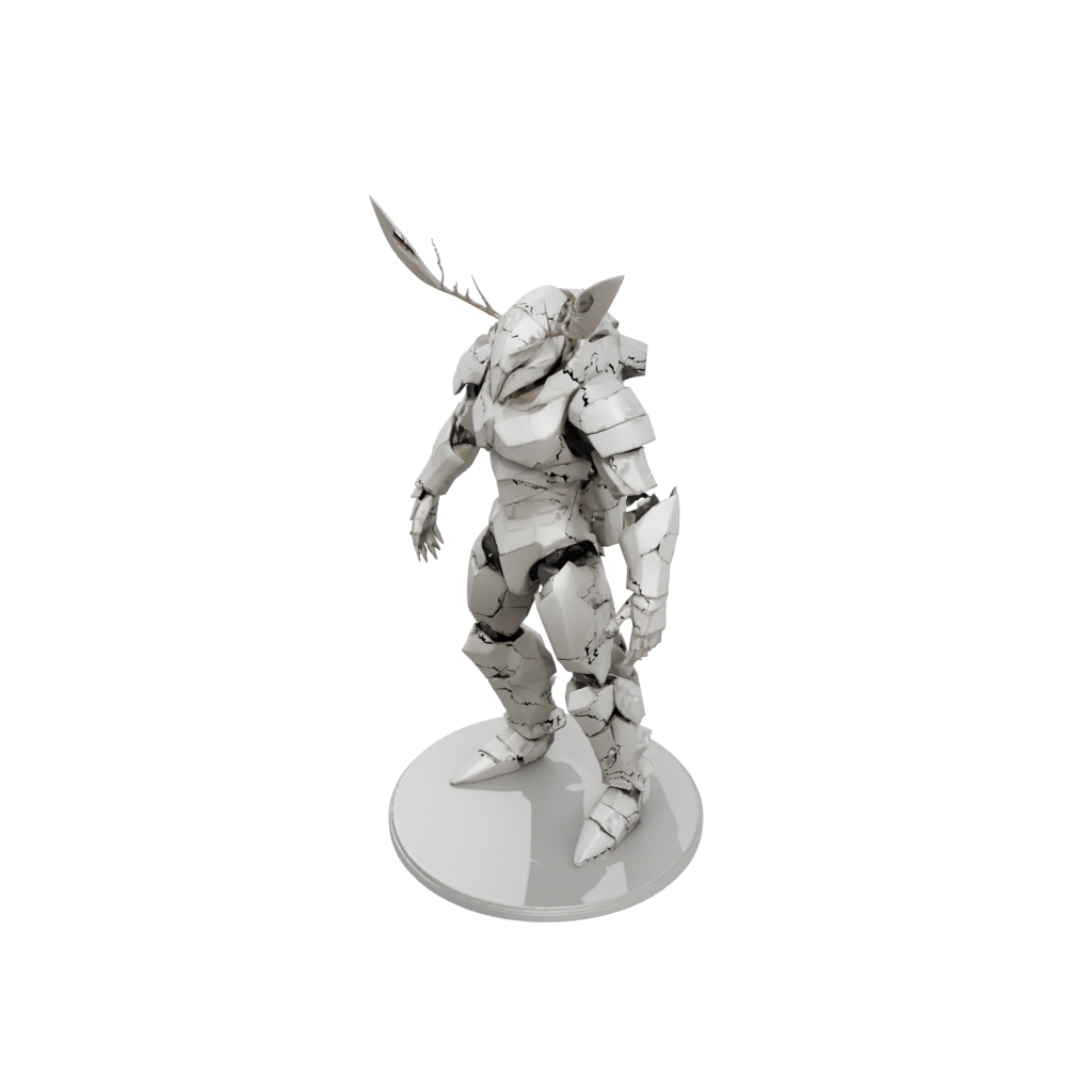 Low-Poly Armored Flexi Lobster