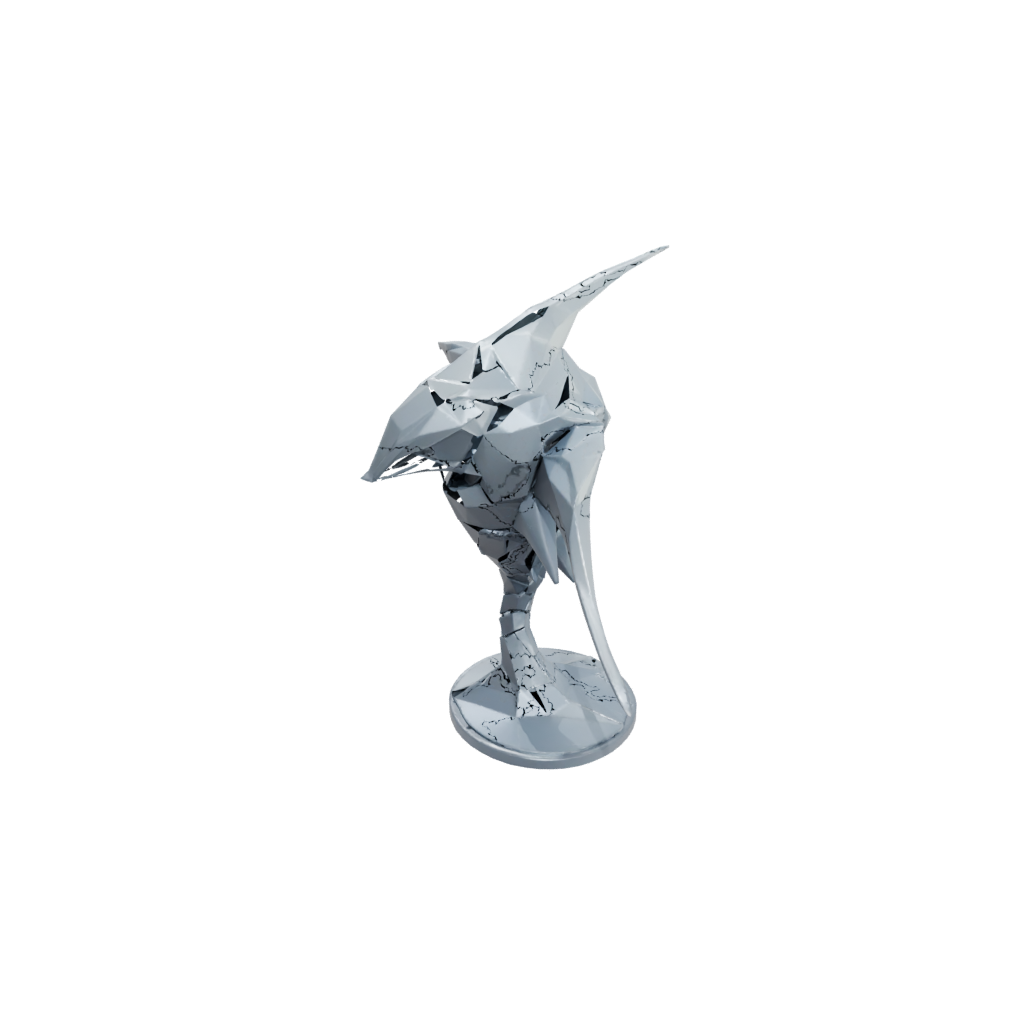 Low-Poly Armored Flexi Manta Ray