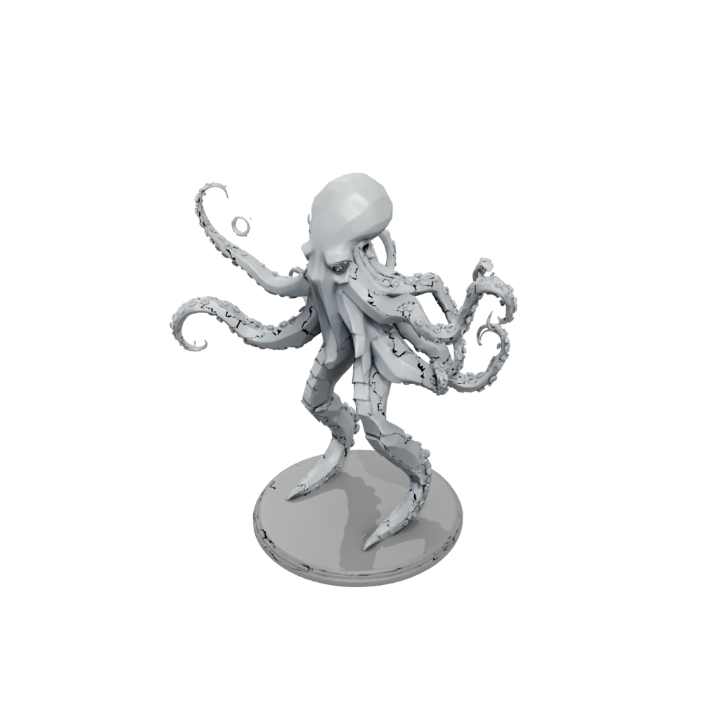 Low-Poly Armored Flexi Octopus