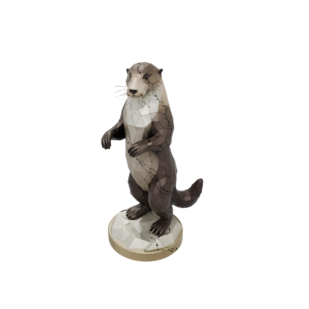 Low-Poly Armored Flexi Sea Otter