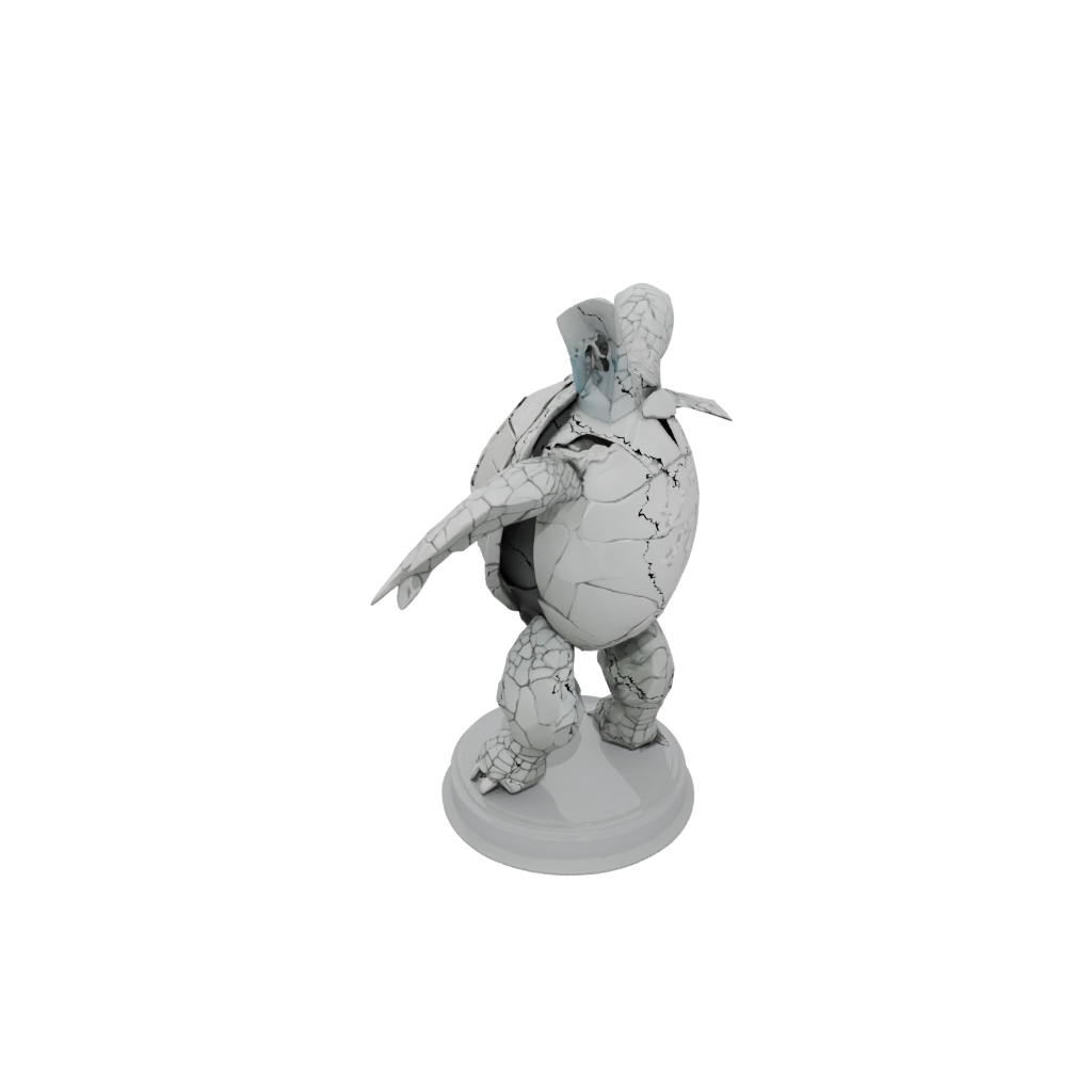 Low-Poly Armored Flexi Sea Turtle