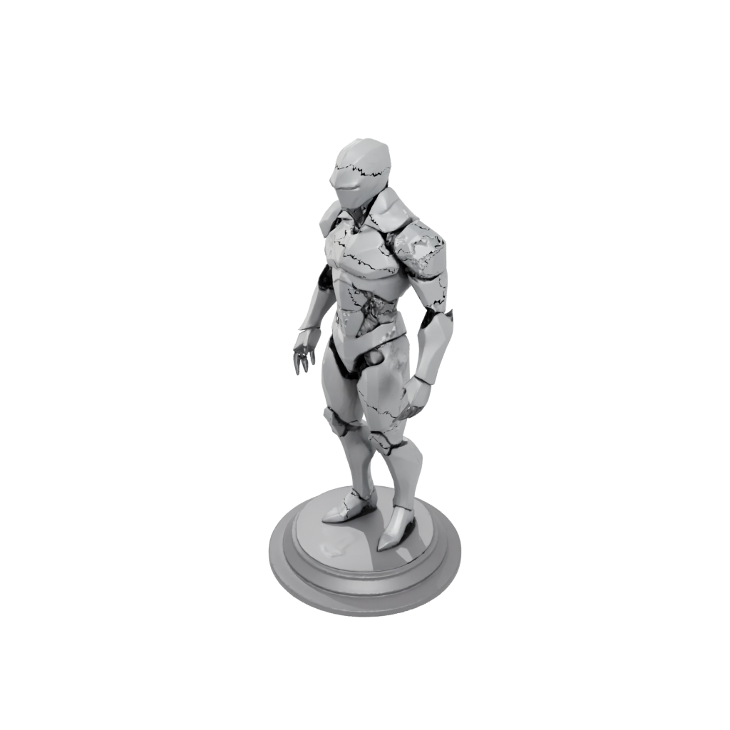 Low-Poly Armored Flexi Stingray
