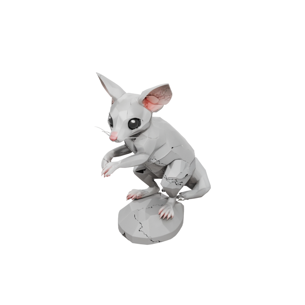 Low-Poly Armored Flexi Sugar Glider