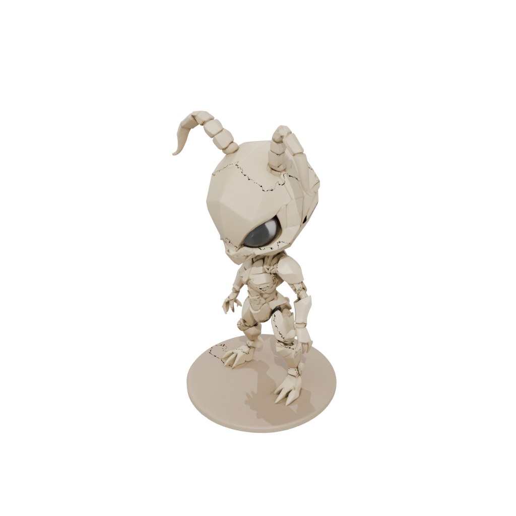 Low-Poly Chibi Flexi Scorpion