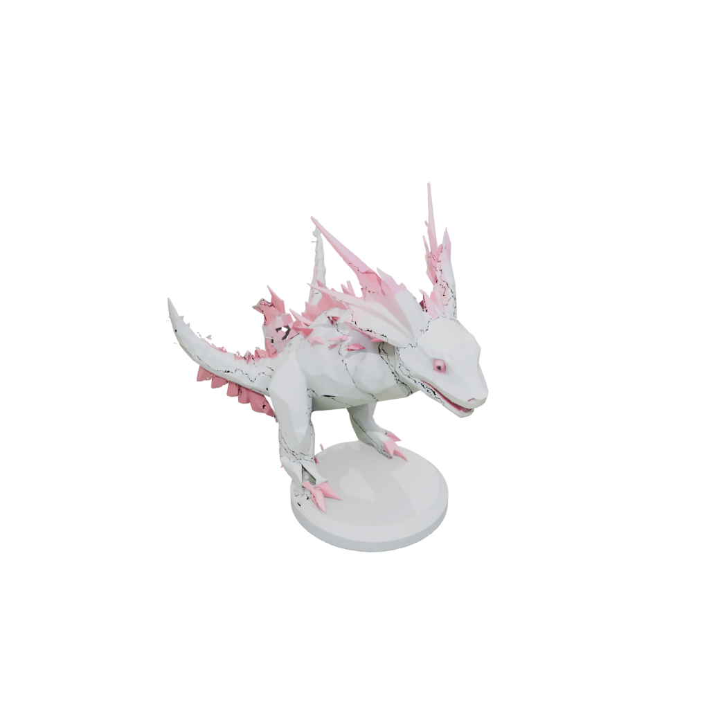 Low-Poly Flexi Axolotl