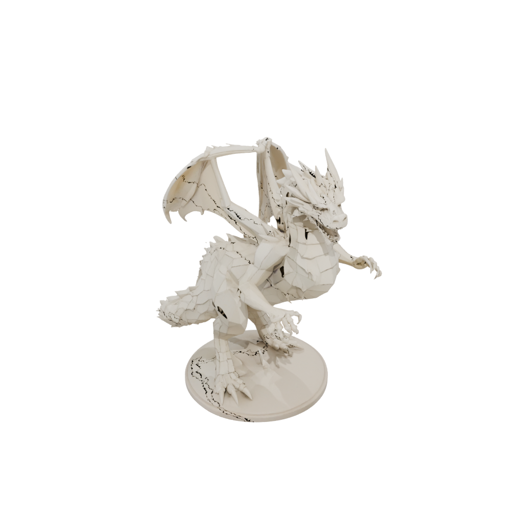 Low-Poly Flexi Dragon