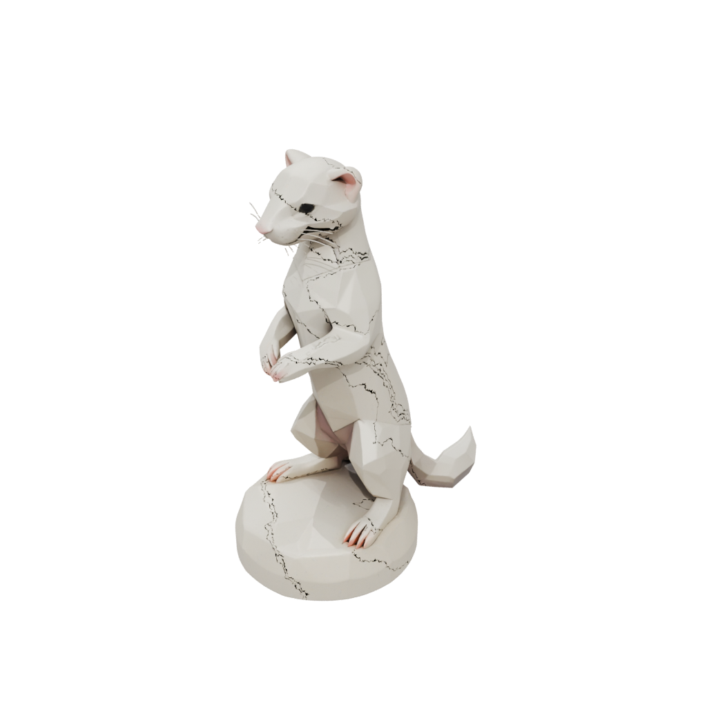 Low-Poly Flexi Ferret