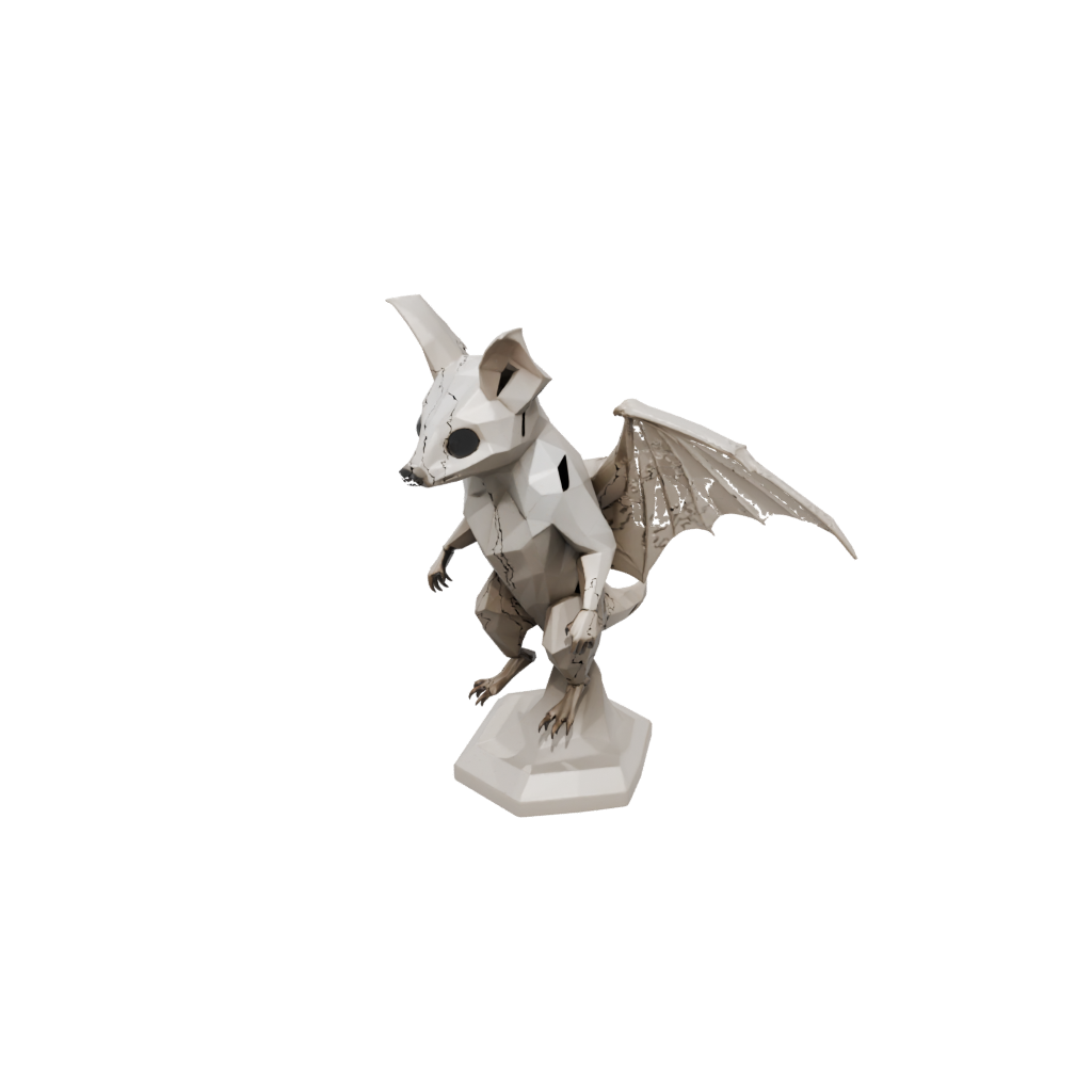 Low-Poly Flexi Fruit Bat