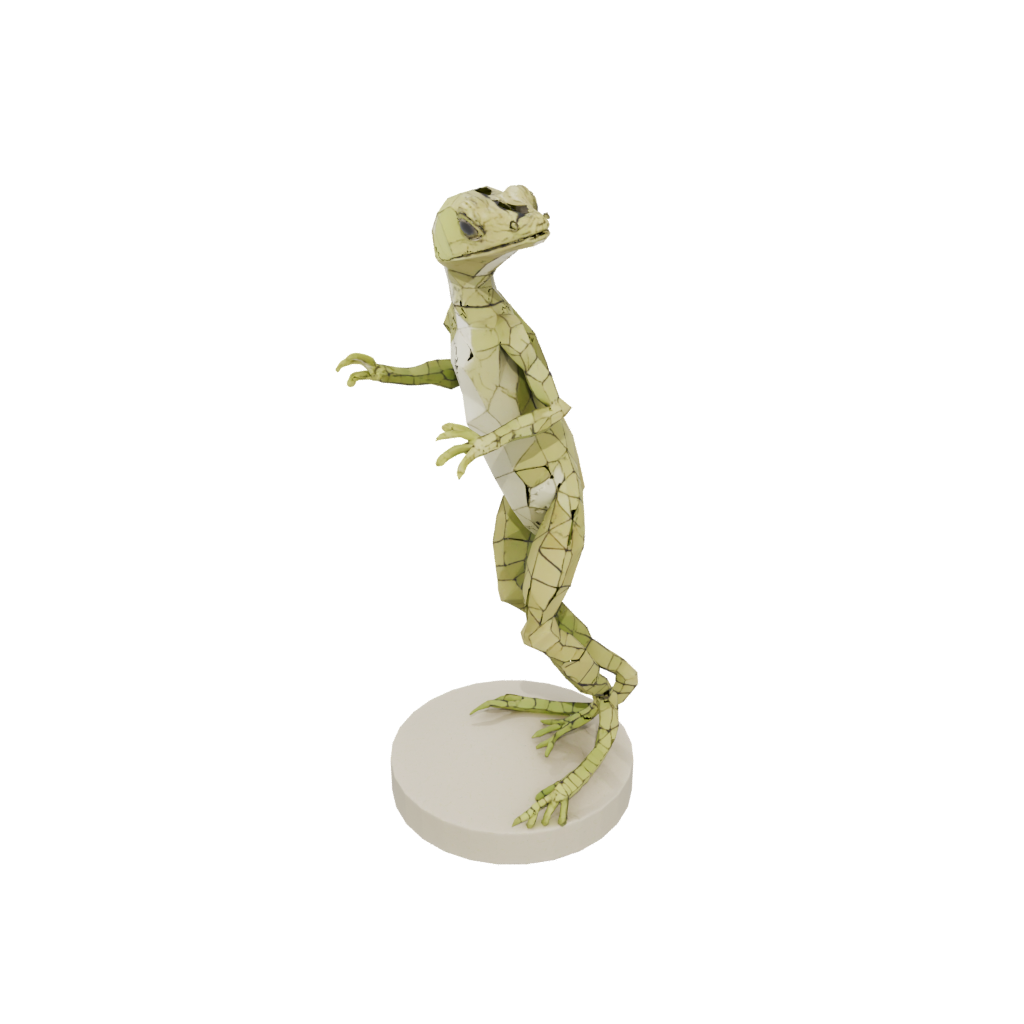 Low-Poly Flexi Gecko