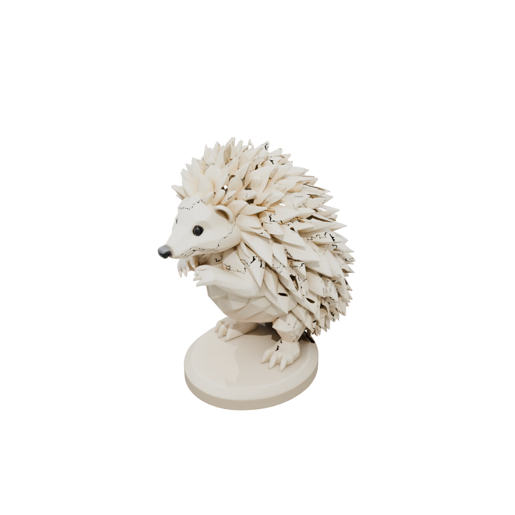 Low-Poly Flexi Hedgehog