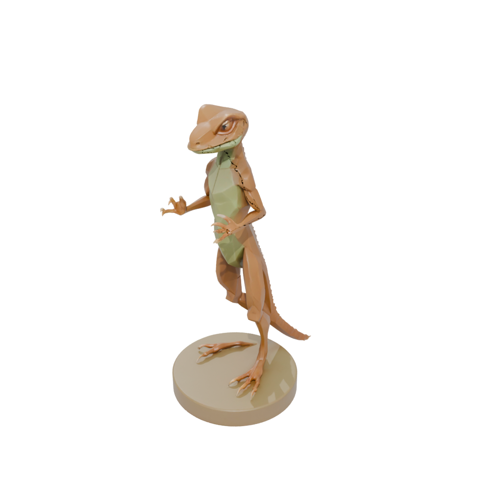 Low-Poly Flexi Newt