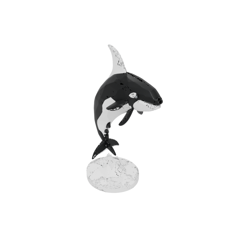 Low-Poly Flexi Orca Whale