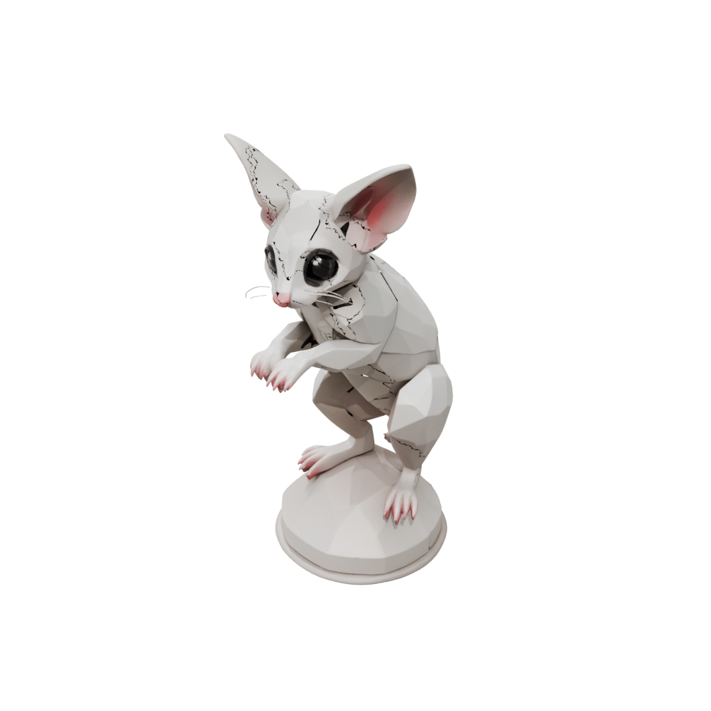 Low-Poly Flexi Sugar Glider