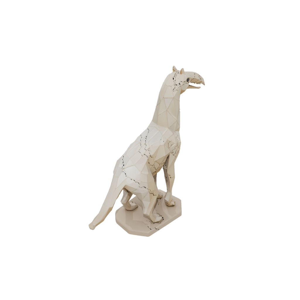Low-Poly Floral Flexi Anteater