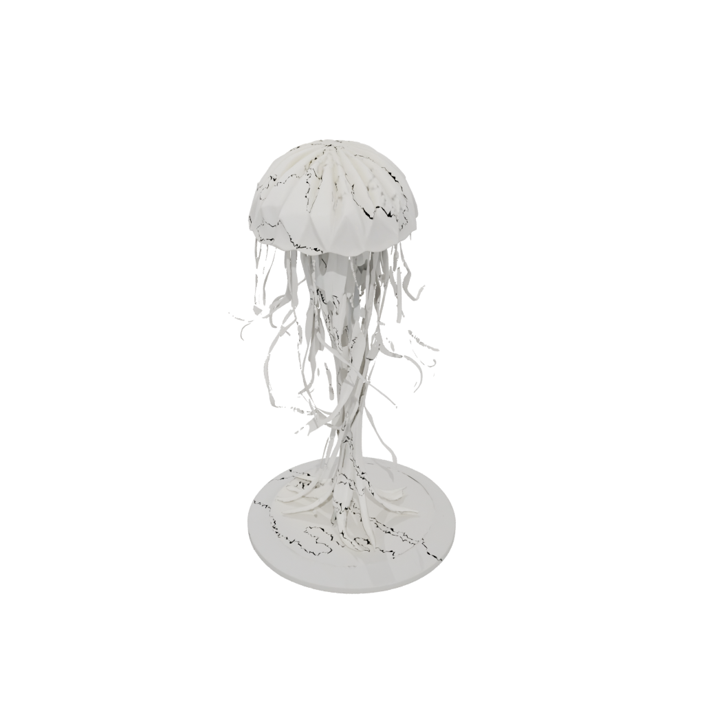 Low-Poly Floral Flexi Jellyfish