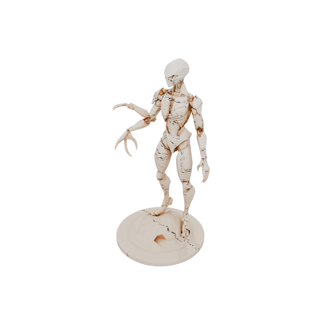 Low-Poly Floral Flexi Scorpion