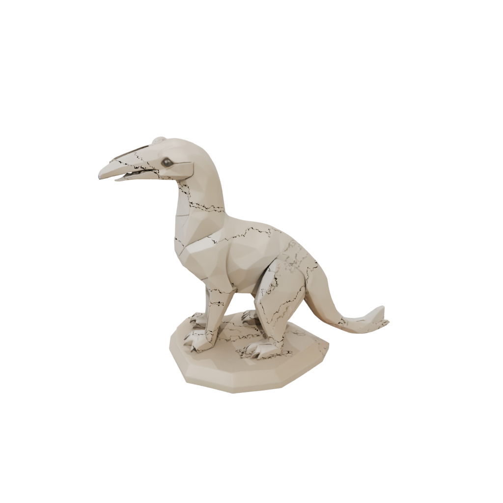 Low-Poly Geo Flexi Anteater