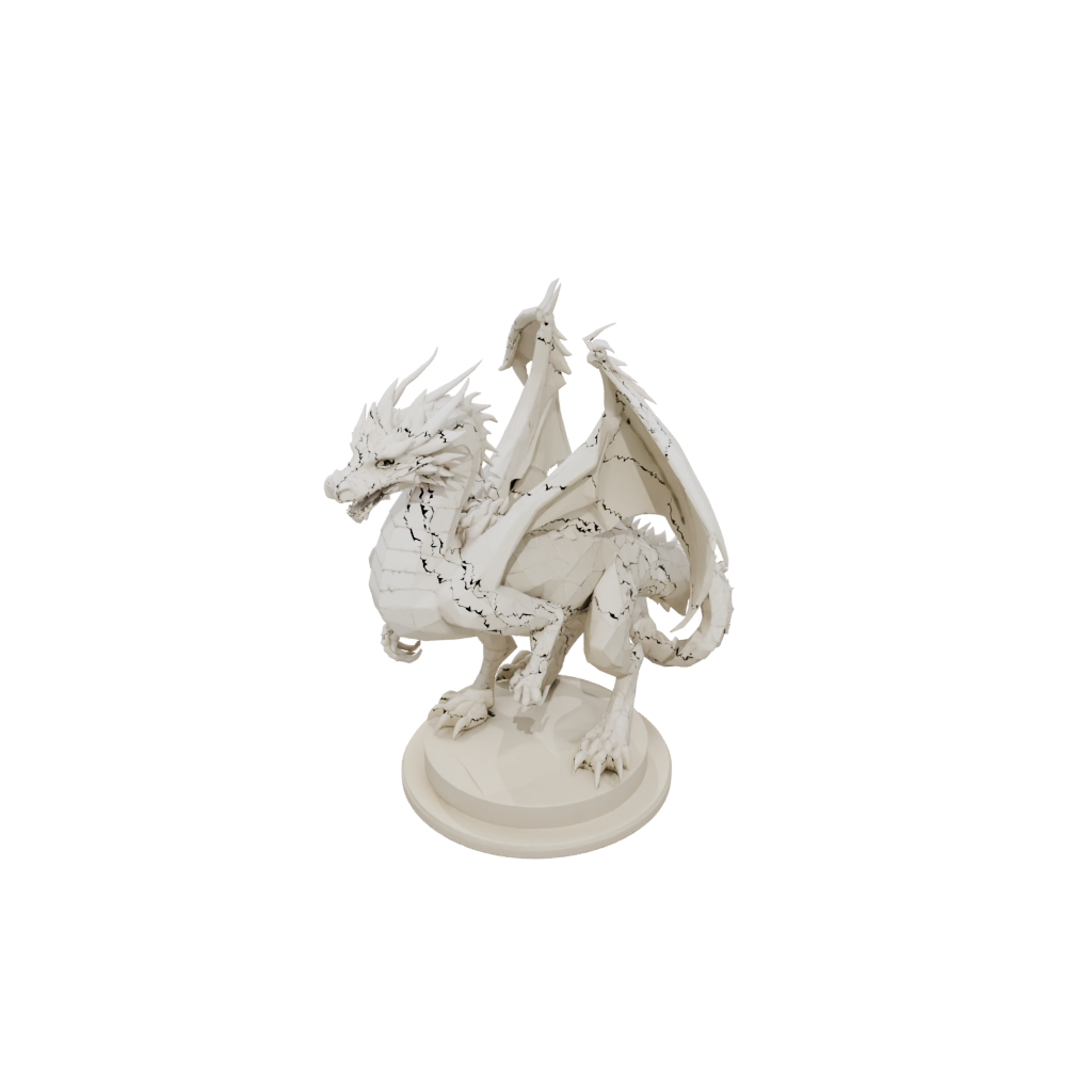 Low-Poly Geo Flexi Dragon