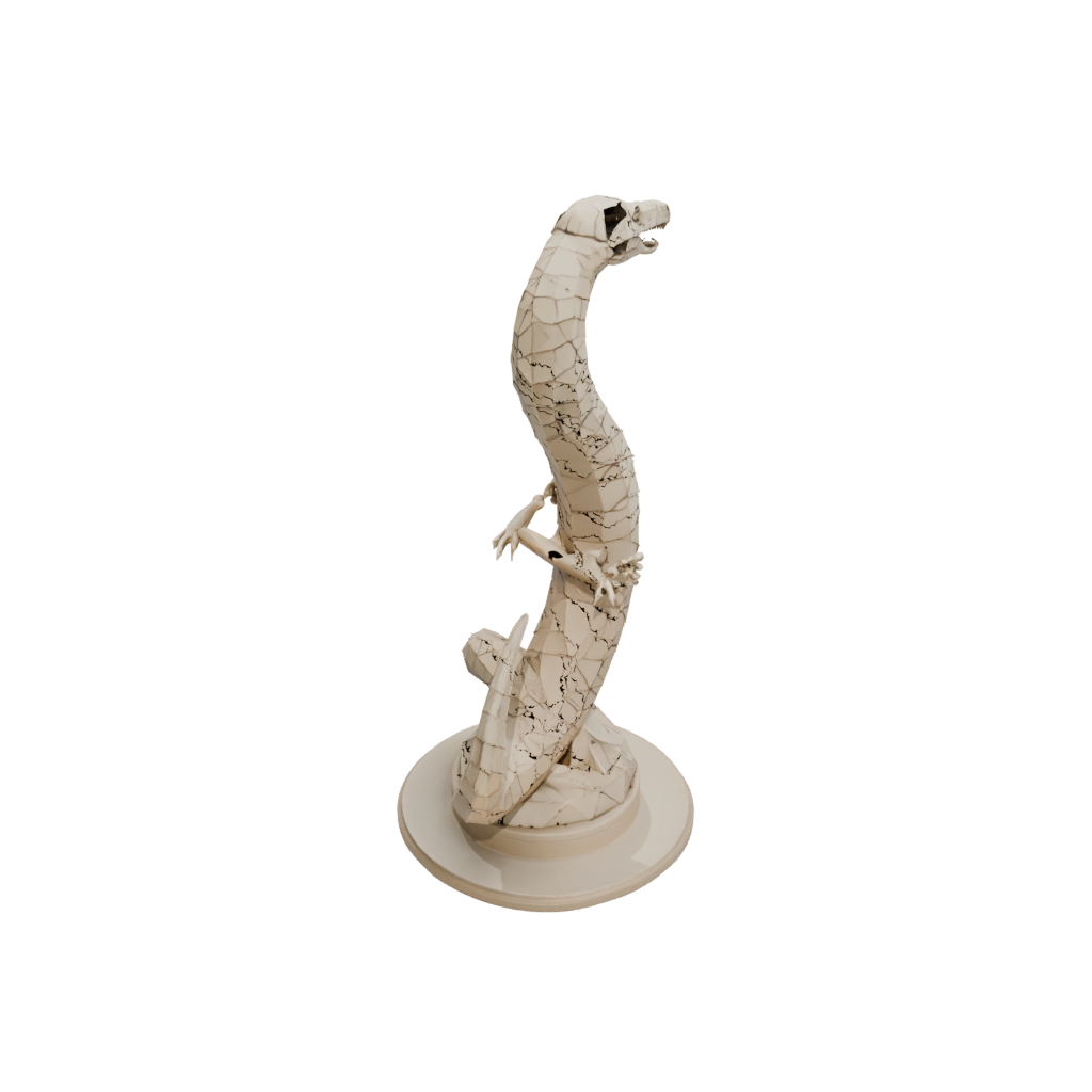 Low-Poly Geo Flexi King Cobra